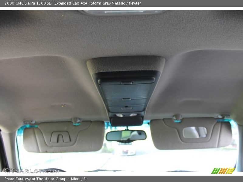 Storm Gray Metallic / Pewter 2000 GMC Sierra 1500 SLT Extended Cab 4x4