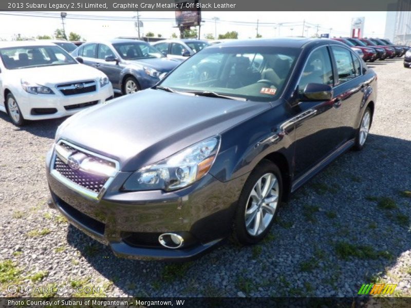 Graphite Gray Metallic / Off Black Leather 2013 Subaru Legacy 2.5i Limited