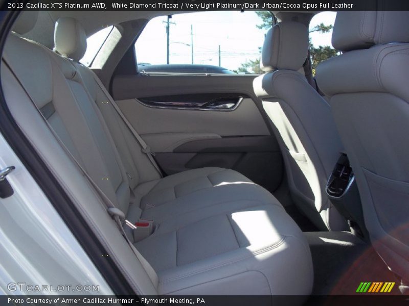 Rear Seat of 2013 XTS Platinum AWD