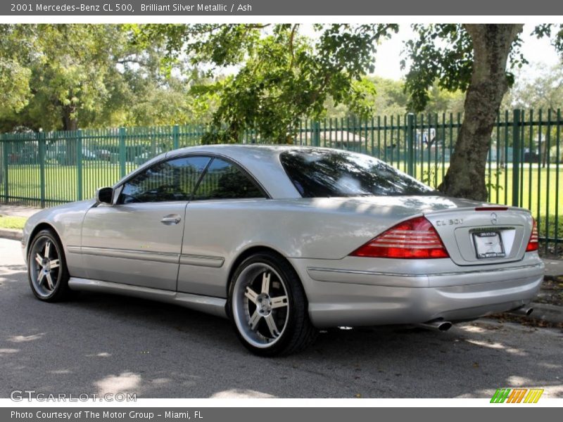 Brilliant Silver Metallic / Ash 2001 Mercedes-Benz CL 500