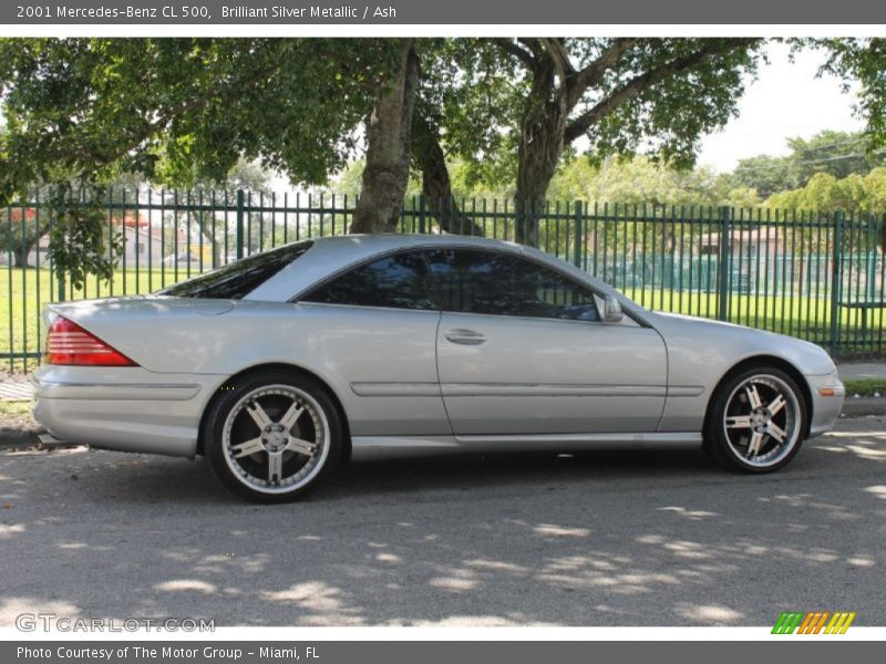 Brilliant Silver Metallic / Ash 2001 Mercedes-Benz CL 500