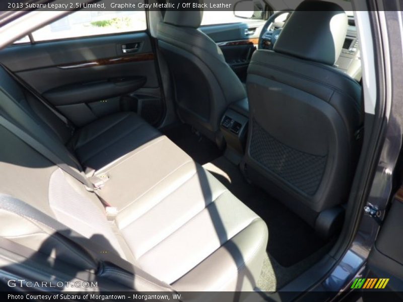 Graphite Gray Metallic / Off Black Leather 2013 Subaru Legacy 2.5i Limited