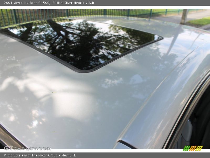 Brilliant Silver Metallic / Ash 2001 Mercedes-Benz CL 500