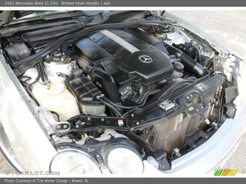  2001 CL 500 Engine - 5.0 Liter SOHC 24-Valve V8
