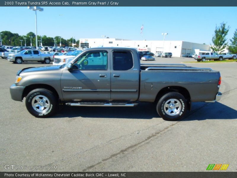 Phantom Gray Pearl / Gray 2003 Toyota Tundra SR5 Access Cab