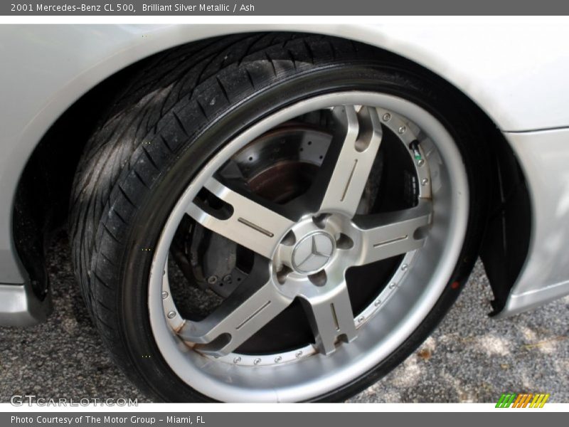 Brilliant Silver Metallic / Ash 2001 Mercedes-Benz CL 500