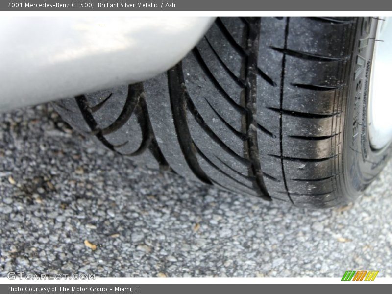 Brilliant Silver Metallic / Ash 2001 Mercedes-Benz CL 500