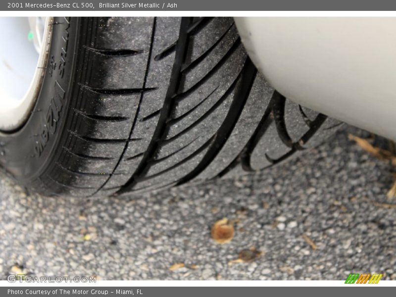 Brilliant Silver Metallic / Ash 2001 Mercedes-Benz CL 500
