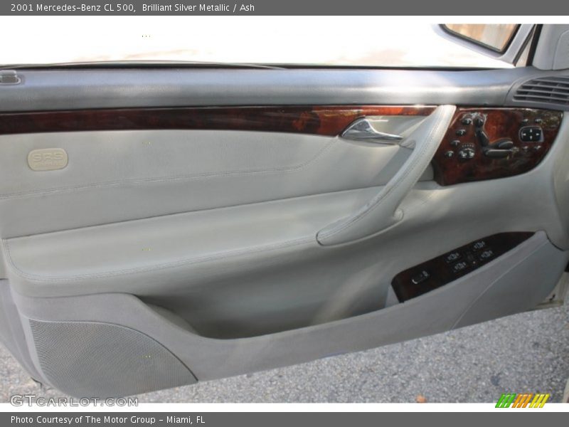 Brilliant Silver Metallic / Ash 2001 Mercedes-Benz CL 500