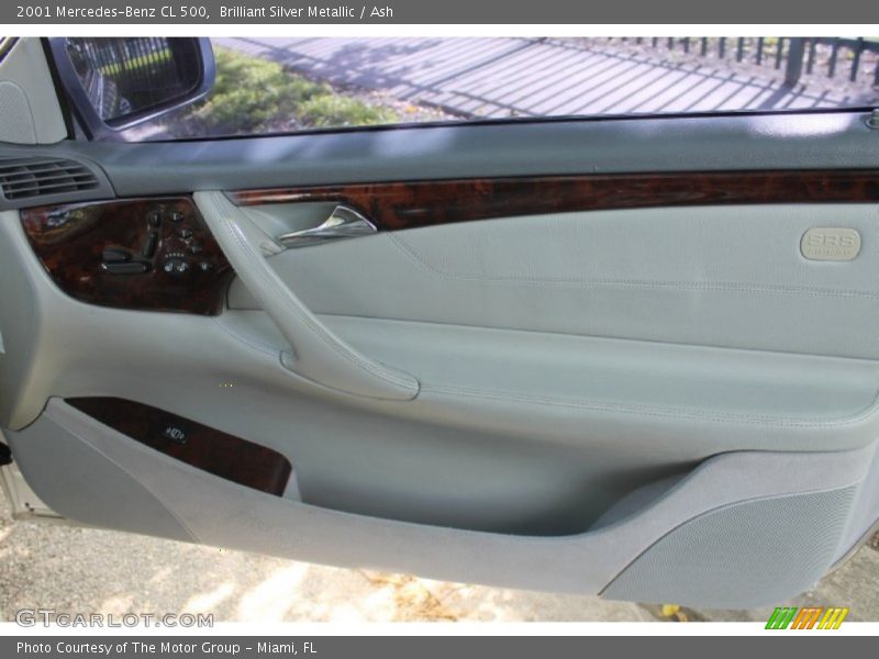 Brilliant Silver Metallic / Ash 2001 Mercedes-Benz CL 500