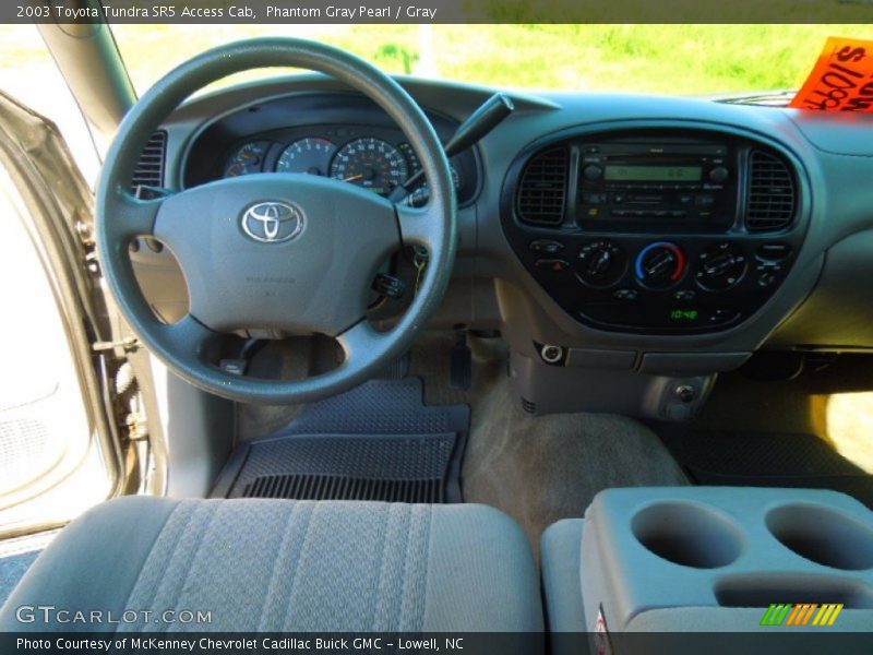 Phantom Gray Pearl / Gray 2003 Toyota Tundra SR5 Access Cab