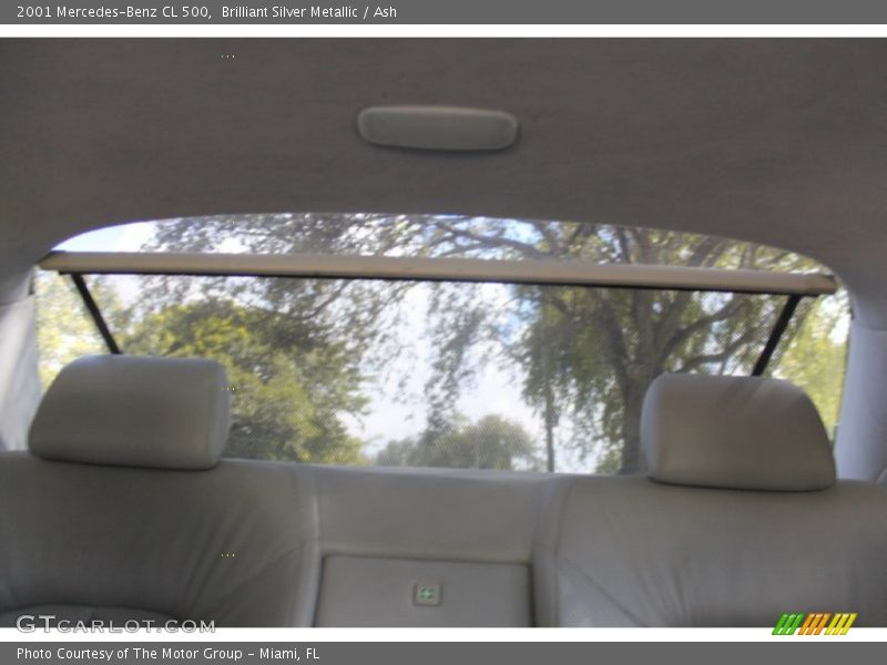 Brilliant Silver Metallic / Ash 2001 Mercedes-Benz CL 500