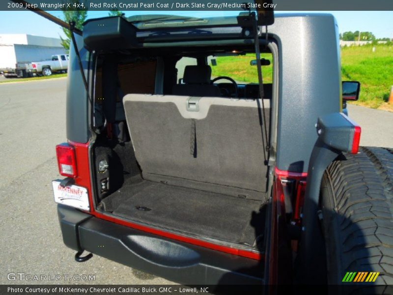 Red Rock Crystal Pearl Coat / Dark Slate Gray/Medium Slate Gray 2009 Jeep Wrangler X 4x4