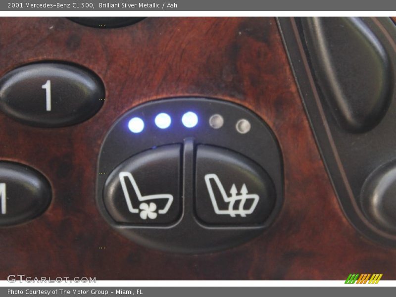 Brilliant Silver Metallic / Ash 2001 Mercedes-Benz CL 500
