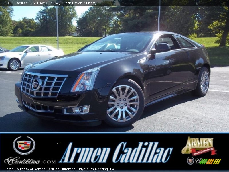 Black Raven / Ebony 2013 Cadillac CTS 4 AWD Coupe