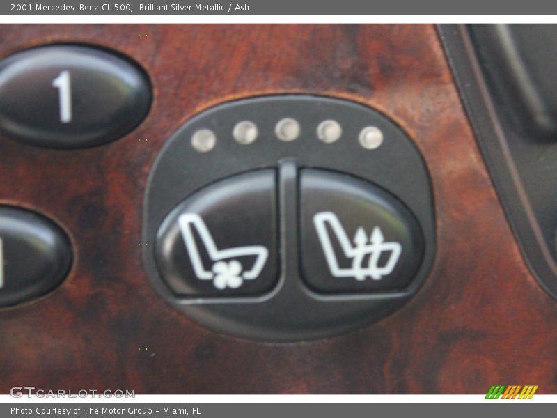 Brilliant Silver Metallic / Ash 2001 Mercedes-Benz CL 500