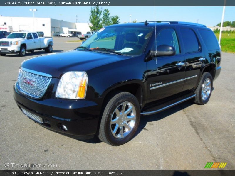 Carbon Black Metallic / Ebony 2009 GMC Yukon Denali AWD