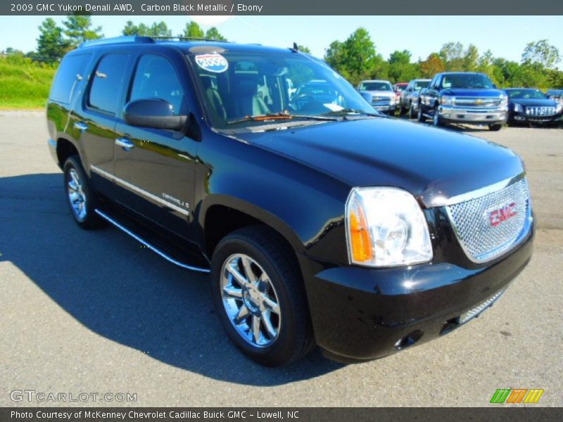 Carbon Black Metallic / Ebony 2009 GMC Yukon Denali AWD