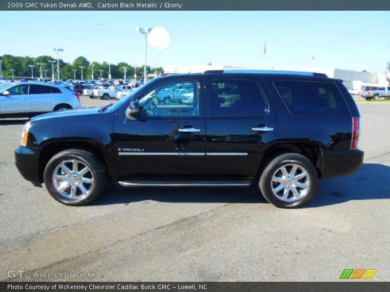 Carbon Black Metallic / Ebony 2009 GMC Yukon Denali AWD