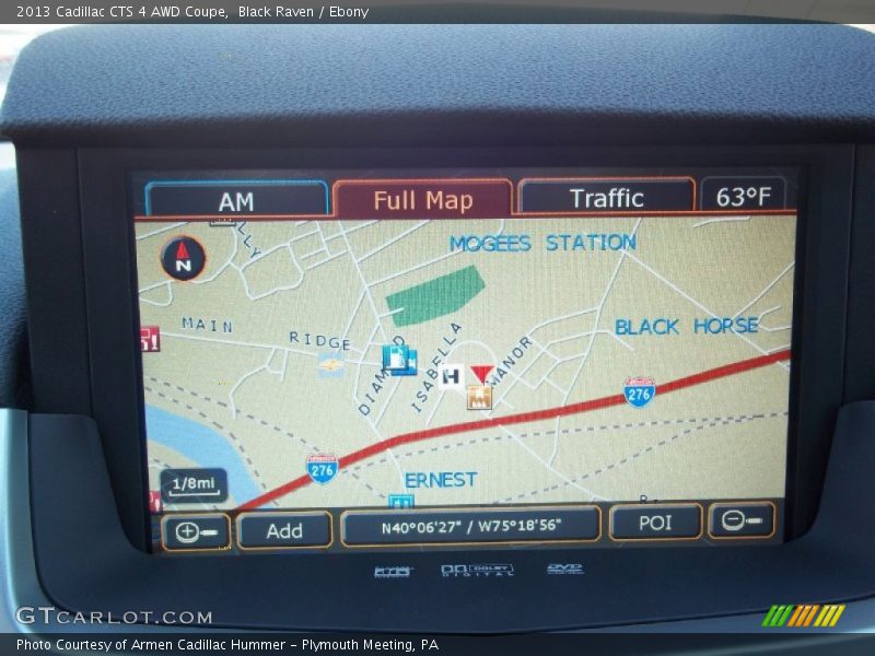 Navigation of 2013 CTS 4 AWD Coupe