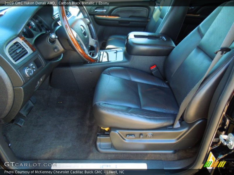 Carbon Black Metallic / Ebony 2009 GMC Yukon Denali AWD