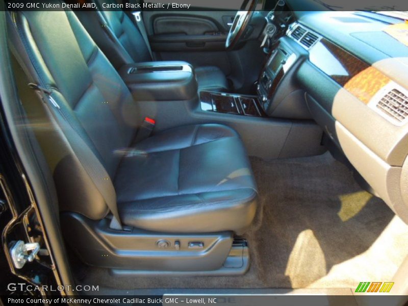 Carbon Black Metallic / Ebony 2009 GMC Yukon Denali AWD