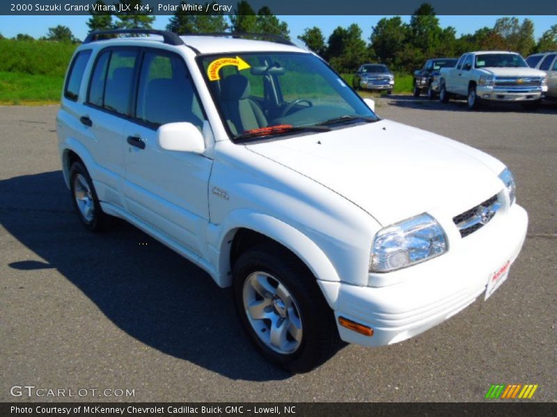 Polar White / Gray 2000 Suzuki Grand Vitara JLX 4x4