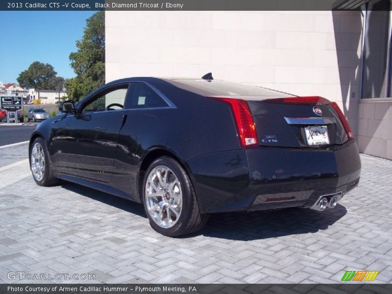 Black Diamond Tricoat / Ebony 2013 Cadillac CTS -V Coupe