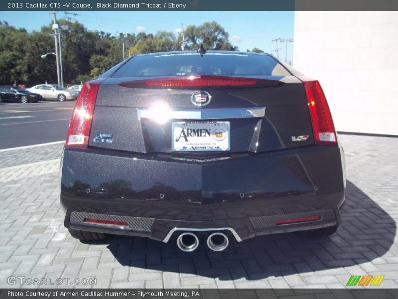 Black Diamond Tricoat / Ebony 2013 Cadillac CTS -V Coupe