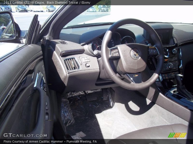 Black Diamond Tricoat / Ebony 2013 Cadillac CTS -V Coupe