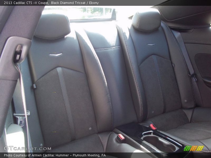 Rear Seat of 2013 CTS -V Coupe