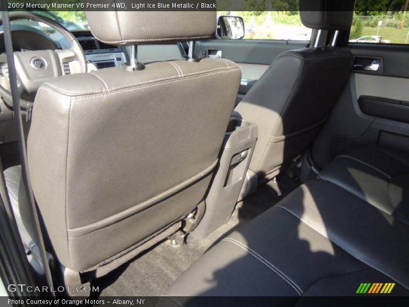 Light Ice Blue Metallic / Black 2009 Mercury Mariner V6 Premier 4WD