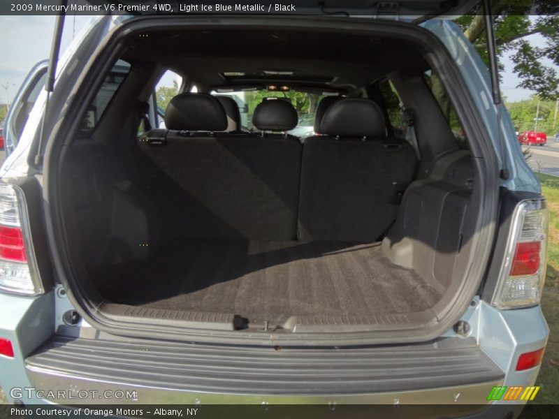 Light Ice Blue Metallic / Black 2009 Mercury Mariner V6 Premier 4WD