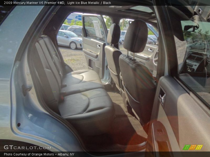 Light Ice Blue Metallic / Black 2009 Mercury Mariner V6 Premier 4WD