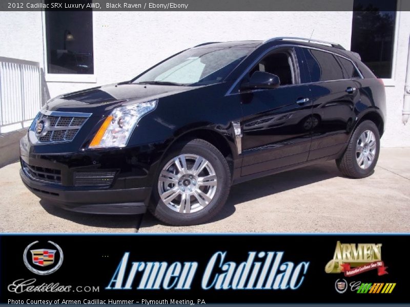 Black Raven / Ebony/Ebony 2012 Cadillac SRX Luxury AWD