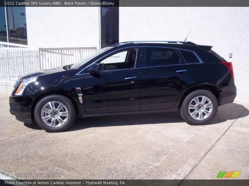 Black Raven / Ebony/Ebony 2012 Cadillac SRX Luxury AWD