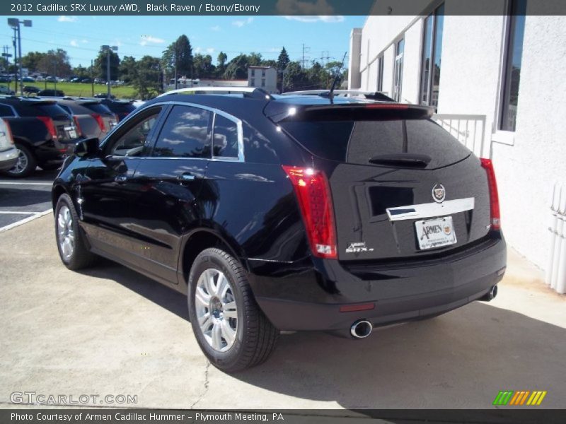 Black Raven / Ebony/Ebony 2012 Cadillac SRX Luxury AWD