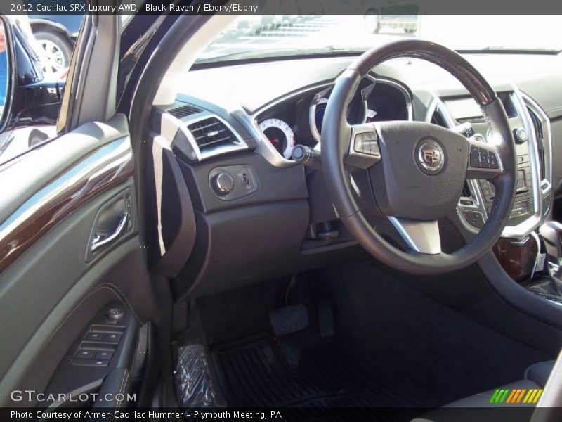 Black Raven / Ebony/Ebony 2012 Cadillac SRX Luxury AWD