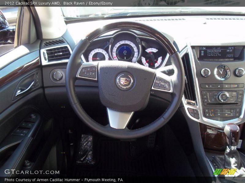 Black Raven / Ebony/Ebony 2012 Cadillac SRX Luxury AWD