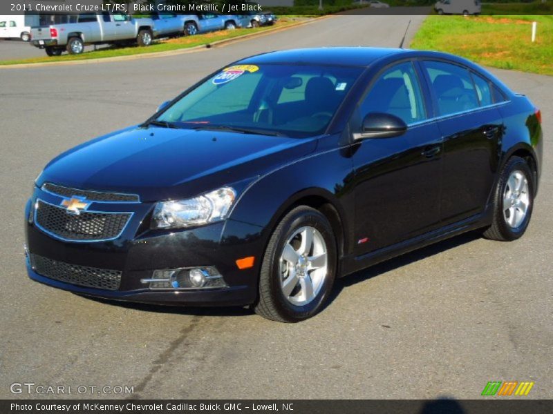 Black Granite Metallic / Jet Black 2011 Chevrolet Cruze LT/RS