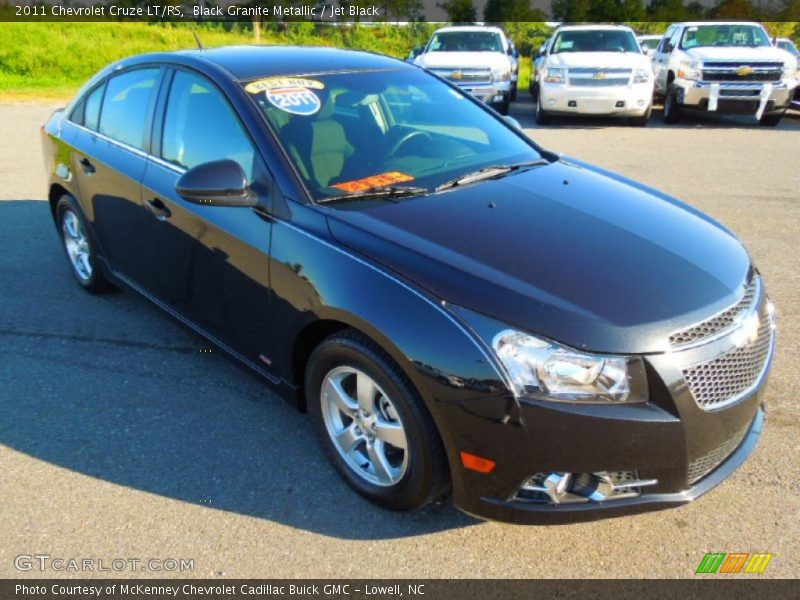 Black Granite Metallic / Jet Black 2011 Chevrolet Cruze LT/RS