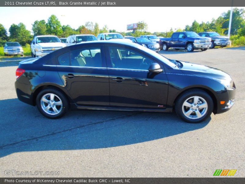 Black Granite Metallic / Jet Black 2011 Chevrolet Cruze LT/RS