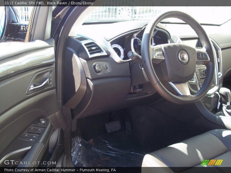 Black Raven / Ebony/Ebony 2012 Cadillac SRX FWD