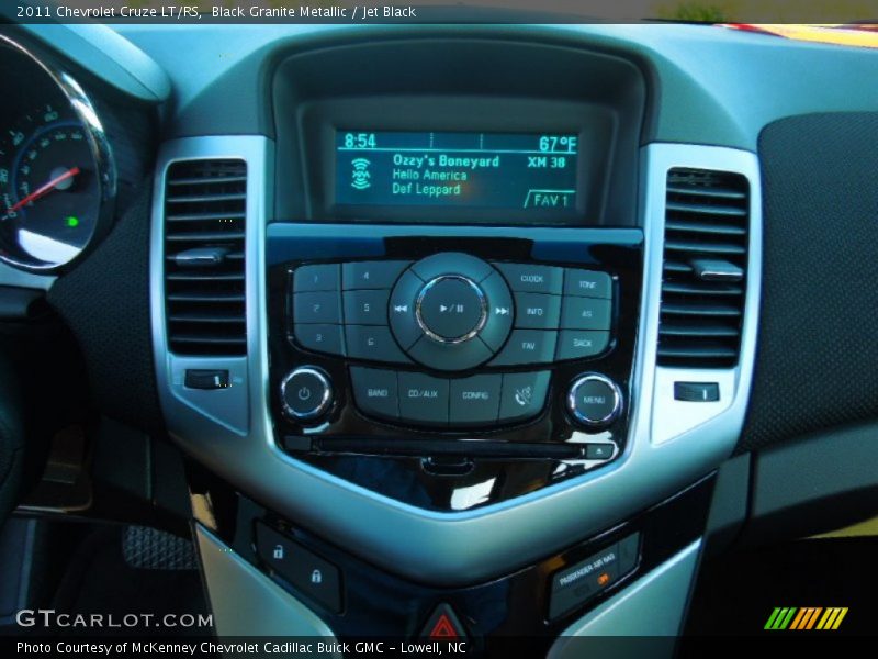 Black Granite Metallic / Jet Black 2011 Chevrolet Cruze LT/RS
