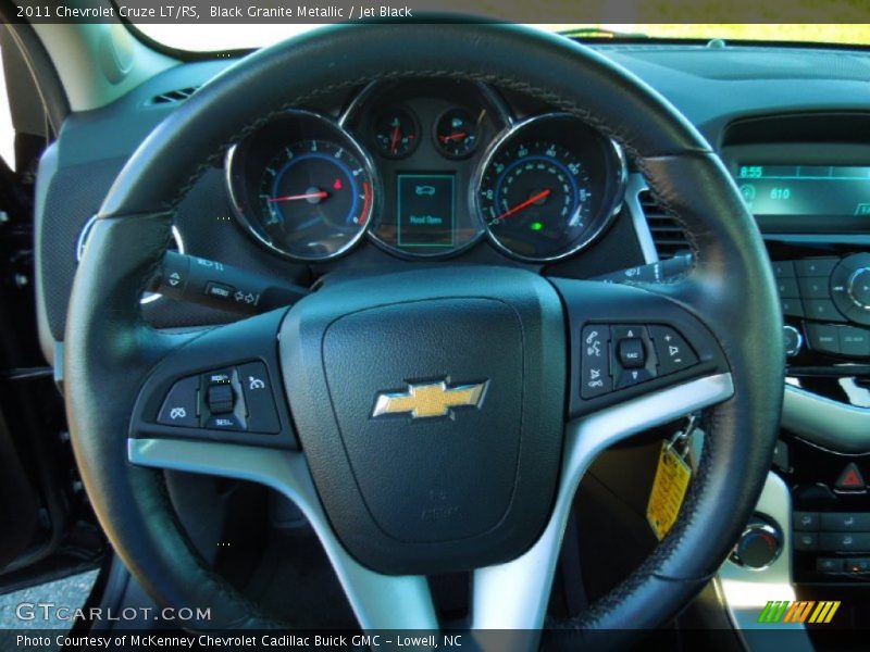 Black Granite Metallic / Jet Black 2011 Chevrolet Cruze LT/RS