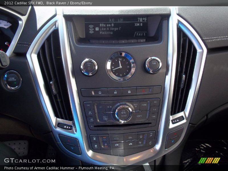 Black Raven / Ebony/Ebony 2012 Cadillac SRX FWD