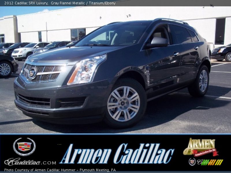 Gray Flannel Metallic / Titanium/Ebony 2012 Cadillac SRX Luxury