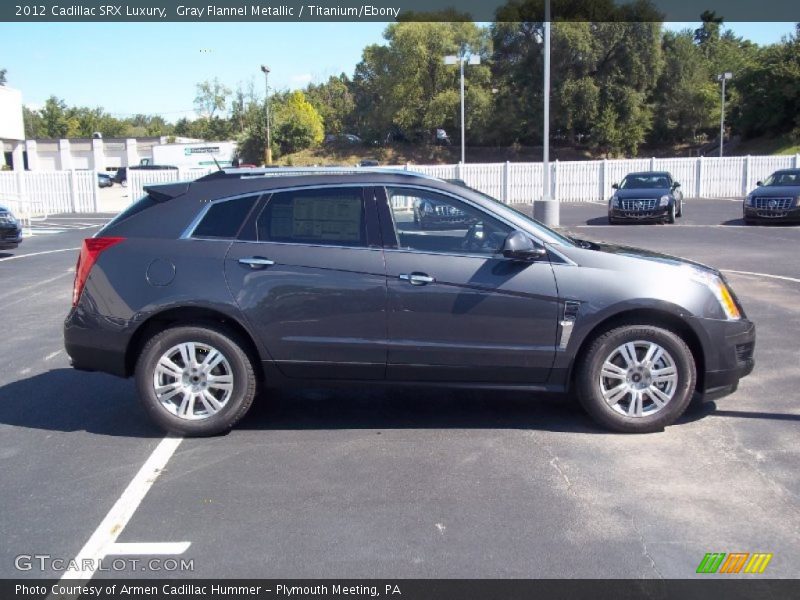 Gray Flannel Metallic / Titanium/Ebony 2012 Cadillac SRX Luxury