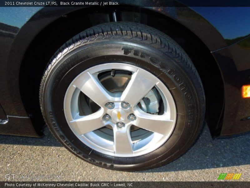Black Granite Metallic / Jet Black 2011 Chevrolet Cruze LT/RS