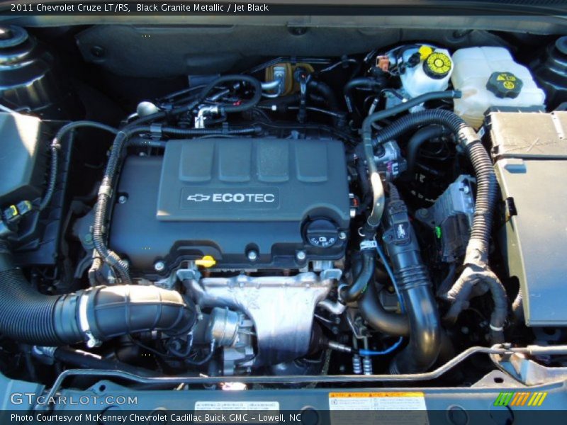 Black Granite Metallic / Jet Black 2011 Chevrolet Cruze LT/RS